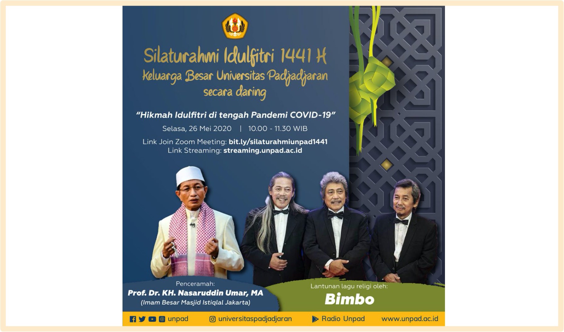 Silaturahmi Idul Fitri 1441 H, Keluarga Besar Universitas Padjadjaran