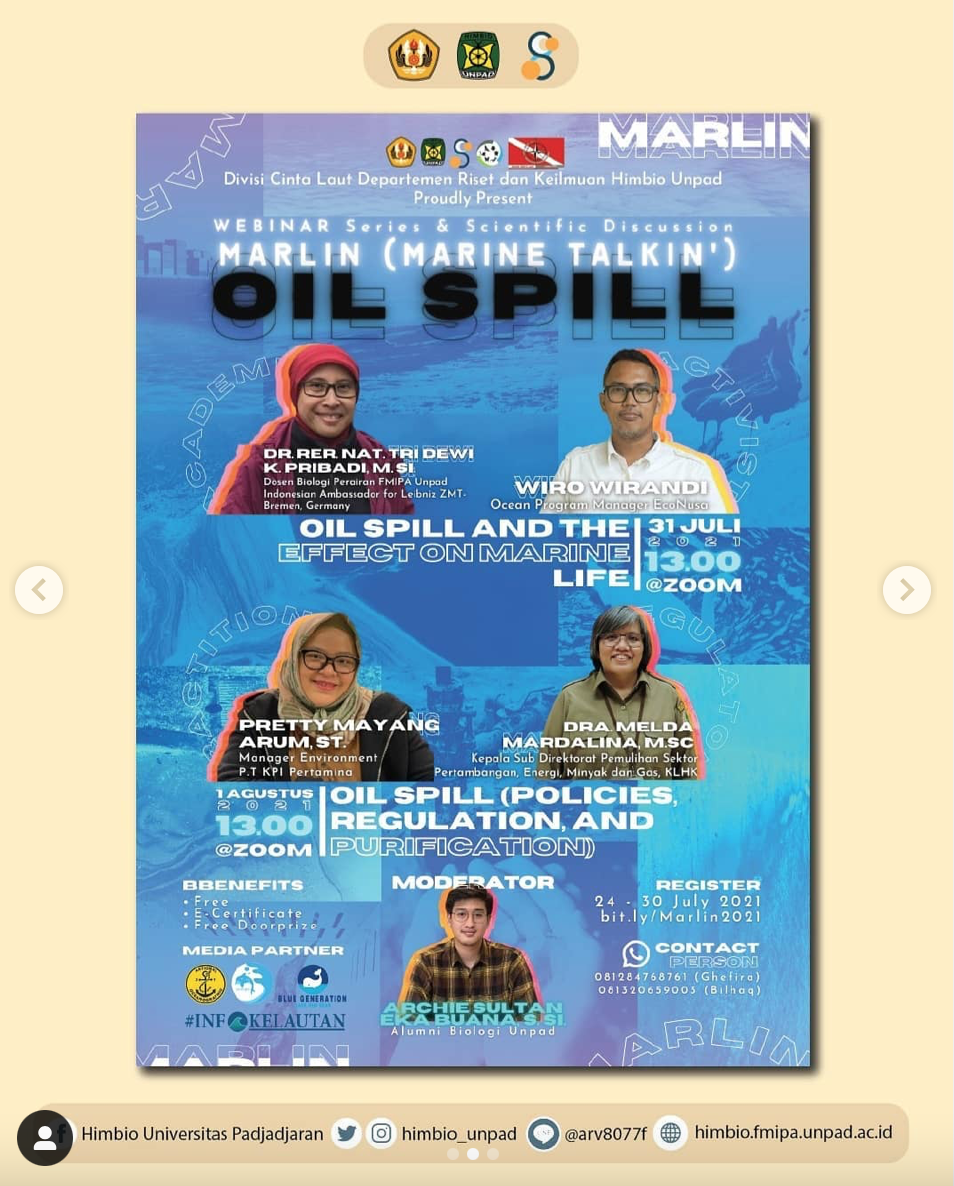 Marlin (Marine talkin) : Webinar Nasional dan Diskusi Ilmiah