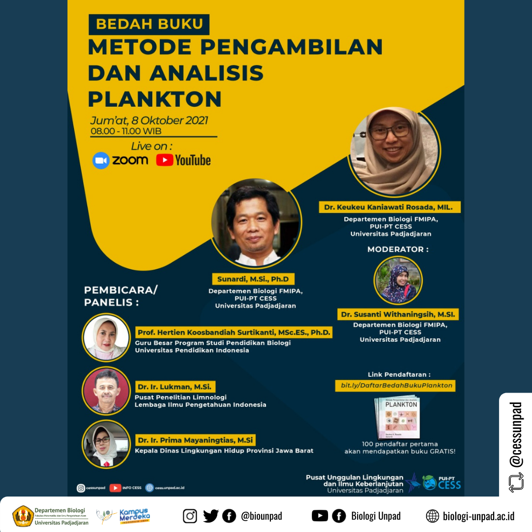 Bedah Buku: Metode Pengambilan dan Analisis Plankton