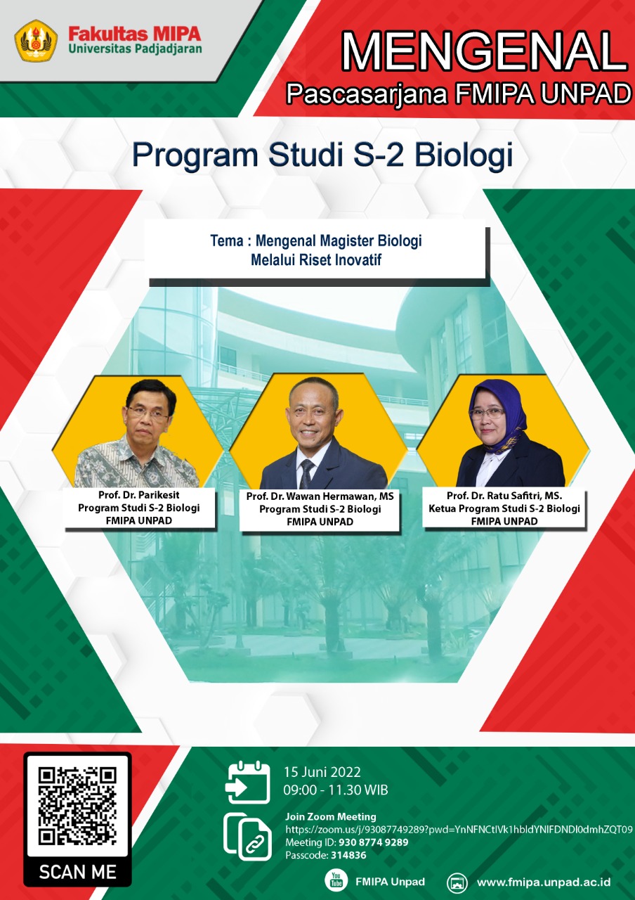 Mengenal Pascasarjana FMIPA Unpad: Program Studi Magister Biologi