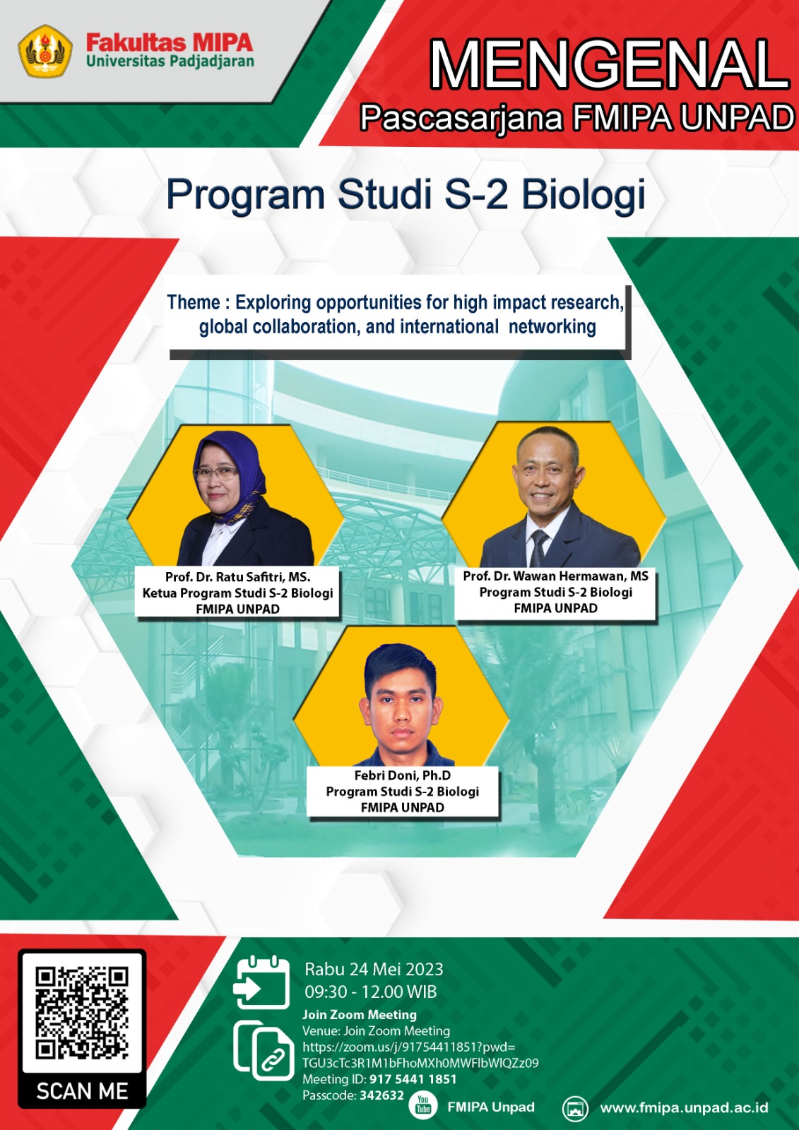 Postgraduate Open Day at Magister Biologi Unpad