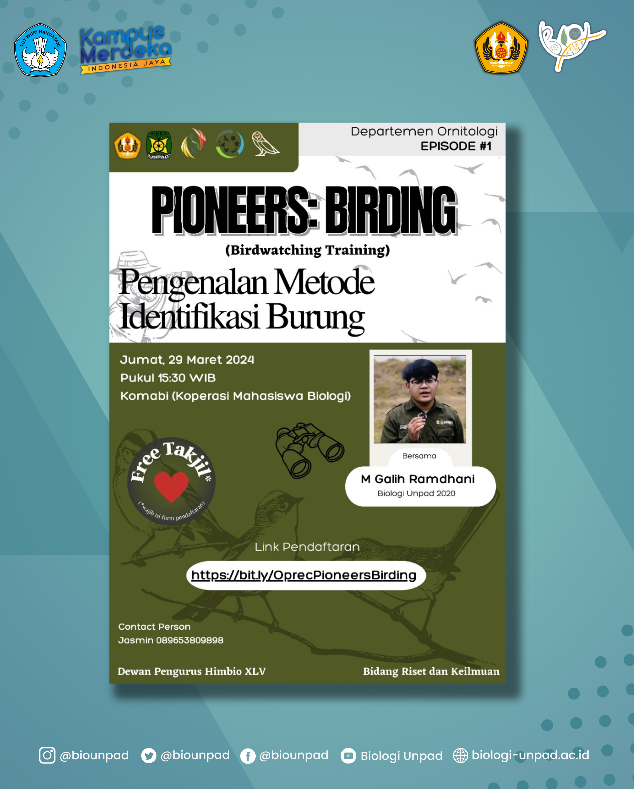 [SPECIAL EVENT: PIONEERS (BIRDING)]