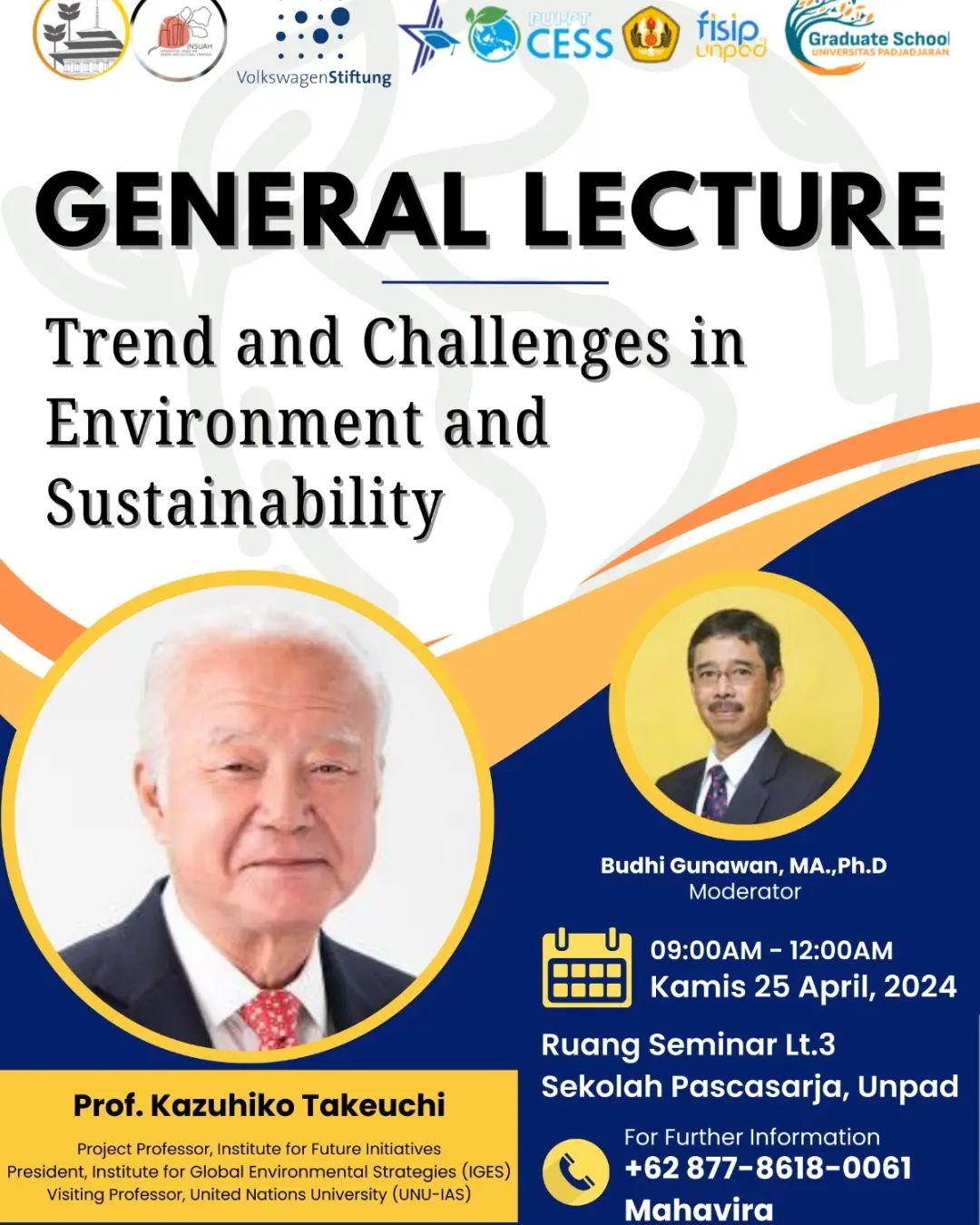 [General Lecture] “Exploring Trends and Challenges in Environment and Sustainability”